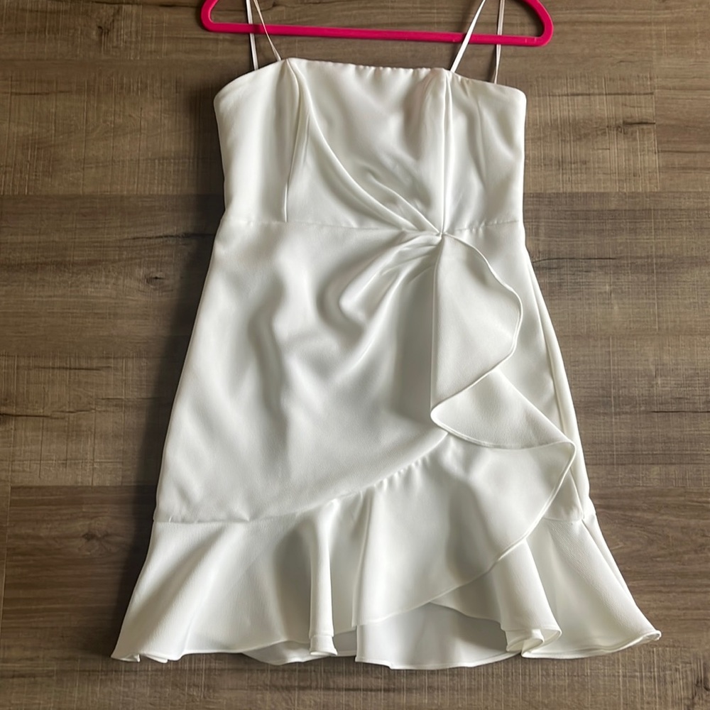 Strapless White Mini!